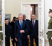 Volodymyras Zelenskis, Gitanas Nausėda, Karolis Nawrockis
