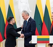 Volodymyras Zelenskis, Gitanas Nausėda, Karolis Nawrockis
