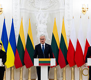Volodymyras Zelenskis, Gitanas Nausėda, Karolis Nawrockis