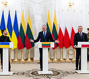 Volodymyras Zelenskis, Gitanas Nausėda, Karolis Nawrockis