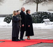Olena Zelenska, Volodymyras Zelenskis, Gitanas Nausėda, Diana Nausėdienė