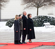 Olena Zelenska, Volodymyras Zelenskis, Gitanas Nausėda, Diana Nausėdienė