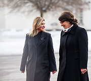 Olena Zelenska, Diana Nausėdienė