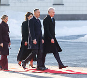 Marta Nawrocka, Diana Nausėdienė, Karolis Nawrockis, Gitanas Nausėda