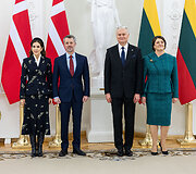 Karalienė Mary, Danijos Karalius Frederikas X, Gitanas Nausėda, Diana Nausėdienė