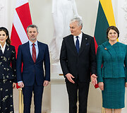 Karalienė Mary, Danijos Karalius Frederikas X, Gitanas Nausėda, Diana Nausėdienė