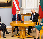 Karalienė Mary, Danijos Karalius Frederikas X, Gitanas Nausėda, Diana Nausėdienė