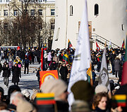 &Scaron;ventinė Vasario 16-osios jaunimo eisena &bdquo;Lietuvos valstybės keliu&ldquo;