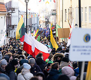&Scaron;ventinė Vasario 16-osios jaunimo eisena &bdquo;Lietuvos valstybės keliu&ldquo;