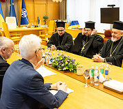 Juozas Olekas susitiko su Konstantinopolio ekumeninio patriarchato metropolitu Emanueliu