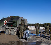 Vokietijos kariuomenės pratybos &bdquo;Medic Guardian 2026&ldquo;