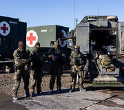 Vokietijos kariuomenės pratybos &bdquo;Medic Guardian 2026&ldquo;