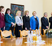 Prezidentas Gitanas Nausėda susitiko su Seimo valdyba