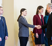 Radvilė Morkūnaitė - Mikulėnienė, Gitanas Nausėda