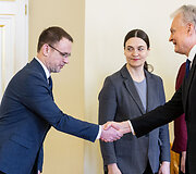Prezidentas Gitanas Nausėda susitiko su Seimo valdyba