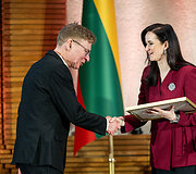 Giedrius Puskunigis, Inga Ruginienė