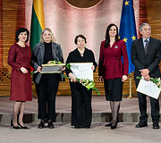 Vaida Aleknavičienė, Rasa Pauk&scaron;tytė, Živilė Pipinytė, Inga Ruginienė, Linas Vildžiūnas