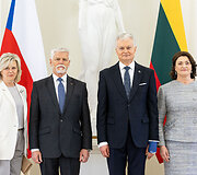 Eva Pavlova, Petras Pavelas, Gitanas Nausėda, Diana Nausėdienė