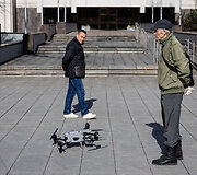 Dronų skirtų kovai su kontrabanda ir hibridinėmis grėsmėmis Lietuvos pasienyje perdavimas