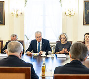 Prezidento susitikimas užsienio politikos ir saugumo klausimams aptarti