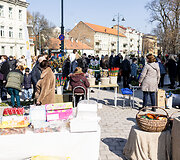 Verbų sekmadienio mugė prie Vilniaus Katedros