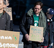 &bdquo;Fridays for Future&ldquo; ir Lietuvos žaliųjų partijos  protestas