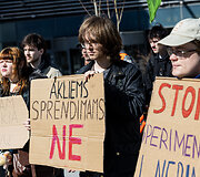 &bdquo;Fridays for Future&ldquo; ir Lietuvos žaliųjų partijos  protestas