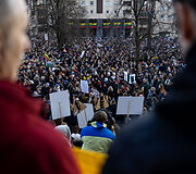 Protestas ,,&Scaron;alin rankas nuo laisvo žodžio&ldquo;