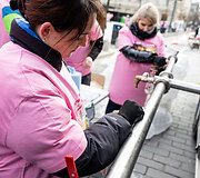 Pieno gamintojų protesto akcija Vilniuje