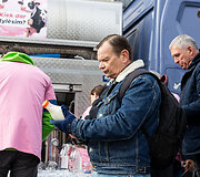 Pieno gamintojų protesto akcija Vilniuje