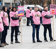 Pieno gamintojų protesto akcija Vilniuje