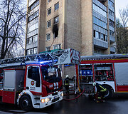 Tyzenhauzų gatvėje užsidegė butas