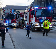 Tyzenhauzų gatvėje užsidegė butas