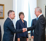 Prezidentas susitiko su Europos Tarybos (ET) Generaliniu Sekretoriumi Alainu Berset