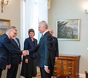 Prezidentas susitiko su Europos Tarybos (ET) Generaliniu Sekretoriumi Alainu Berset