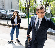Laurynas Kasčiūnas atvyko susitikti su Vytautu Landsbergiu