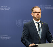 Inga Ruginienė susitiko su ekonomikos ir inovacijų ministru Edvinu Grik&scaron;u, vidaus reikalų ministru Vladislavu Kondratovičiumi ir kra&scaron;to apsaugos ministru Robertu Kaunu