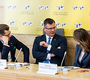 Lukas Savickas, Laurynas Kasčiūnas, Viktorija Čmilytė-Nielsen