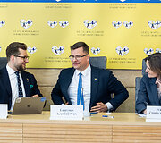 Lukas Savickas, Laurynas Kasčiūnas, Viktorija Čmilytė-Nielsen
