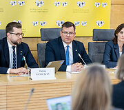 Lukas Savickas, Laurynas Kasčiūnas, Viktorija Čmilytė-Nielsen