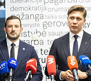 LSDP ir Demokratų sąjungos &bdquo;Vardan Lietuvos&ldquo; atstovai susitiko dėl koalicijos sudarymo
