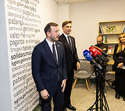 LSDP ir Demokratų sąjungos &bdquo;Vardan Lietuvos&ldquo; atstovai susitiko dėl koalicijos sudarymo
