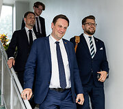 LSDP ir Demokratų sąjungos &bdquo;Vardan Lietuvos&ldquo; atstovai susitiko dėl koalicijos sudarymo