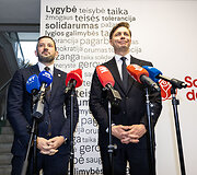 LSDP ir Demokratų sąjungos &bdquo;Vardan Lietuvos&ldquo; atstovai susitiko dėl koalicijos sudarymo