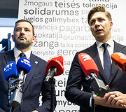 LSDP ir Demokratų sąjungos &bdquo;Vardan Lietuvos&ldquo; atstovai susitiko dėl koalicijos sudarymo