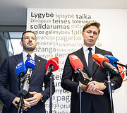 LSDP ir Demokratų sąjungos &bdquo;Vardan Lietuvos&ldquo; atstovai susitiko dėl koalicijos sudarymo