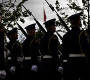Pagarbos eisena Vilniuje nuo Nepriklausomybės aik&scaron;tės iki Aukų gatvės, okupacijos, genocido ir sovietmečio represijų aukų pagerbimo ceremonija prie paminklų politiniams kaliniams ir tremtiniams