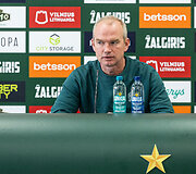 FK Žalgirio spaudos konferencija