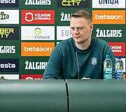 FK Žalgirio spaudos konferencija