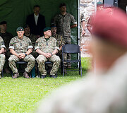 Kra&scaron;to apsaugos savanorių pajėgų (KASP) vado pasikeitimo ceremonija